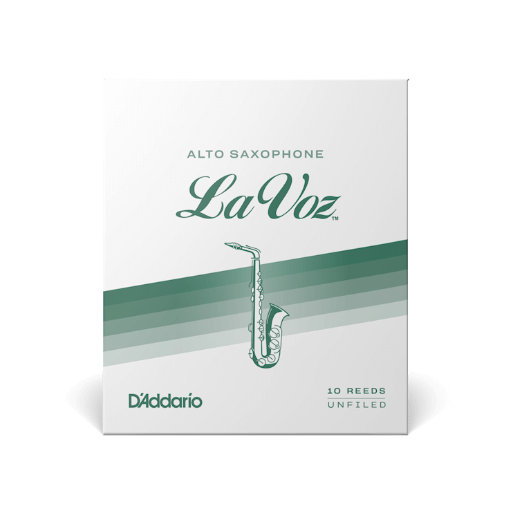 D'Addario La Voz Alto Sax Reed Medium 10-Unit Pack