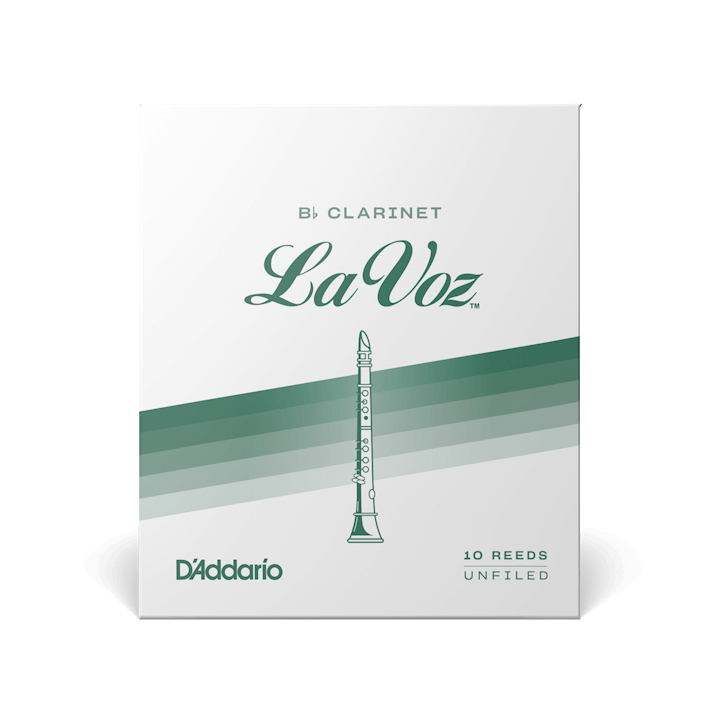 D'Addario La Voz Bb Clarinet Reed Hard 10-Unit Pack