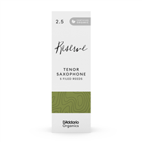 Palheta Sax Tenor 2.5 D'Addario Organic Reserve Cx 5-Un