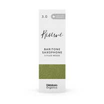 Palheta Sax Barítono 3.0 D'Addario Organic Reserve Cx 5-Un