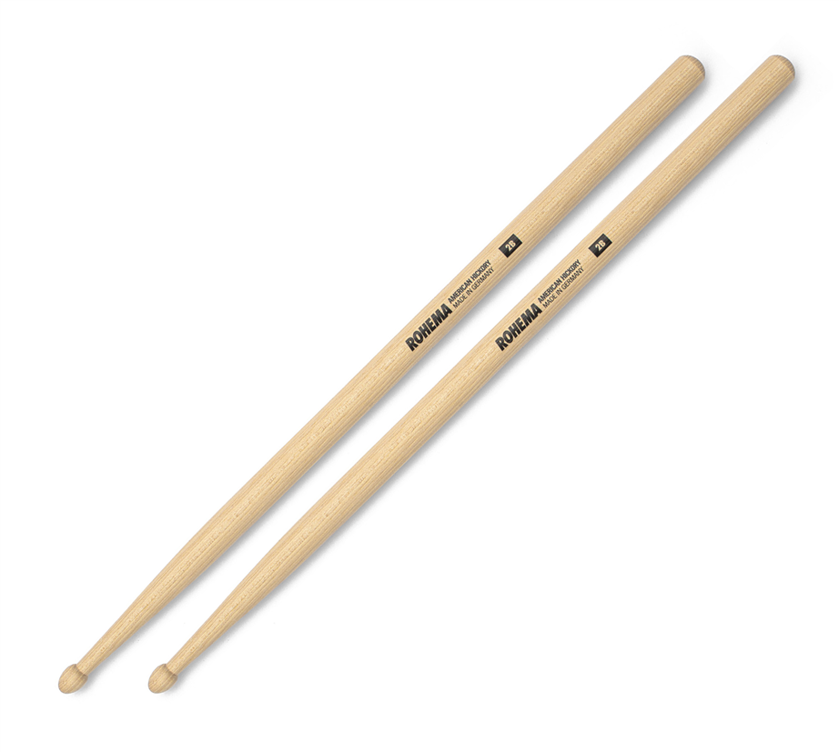 Rohema Classic 2B Hickory Wooden Tip Drumsticks