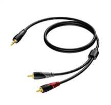 Procab CLA711/20 JackSt3.5M x 2xRcaM 20mt Cable