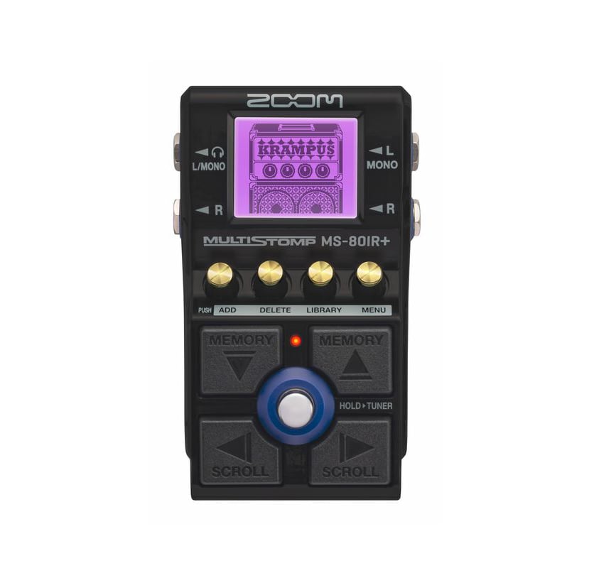 Zoom MS-80IR+ MultiStomp Effects Pedalboard for Electric Guitar