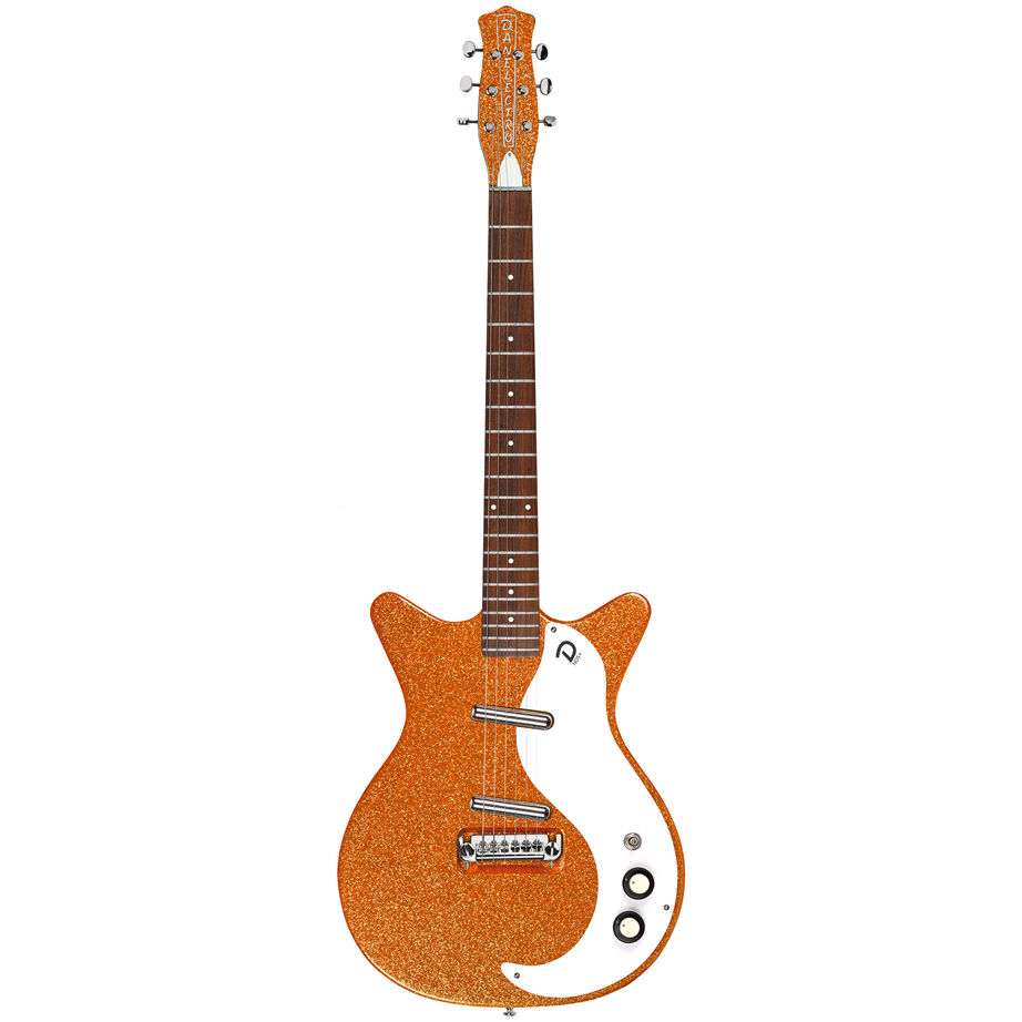 Danelectro 59M NOS+ Orange Metalflake