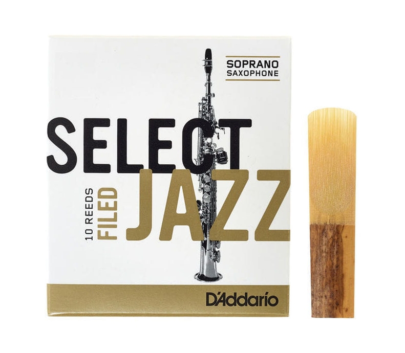 Palheta Sax Soprano Daddario Select Jazz Filed 2S