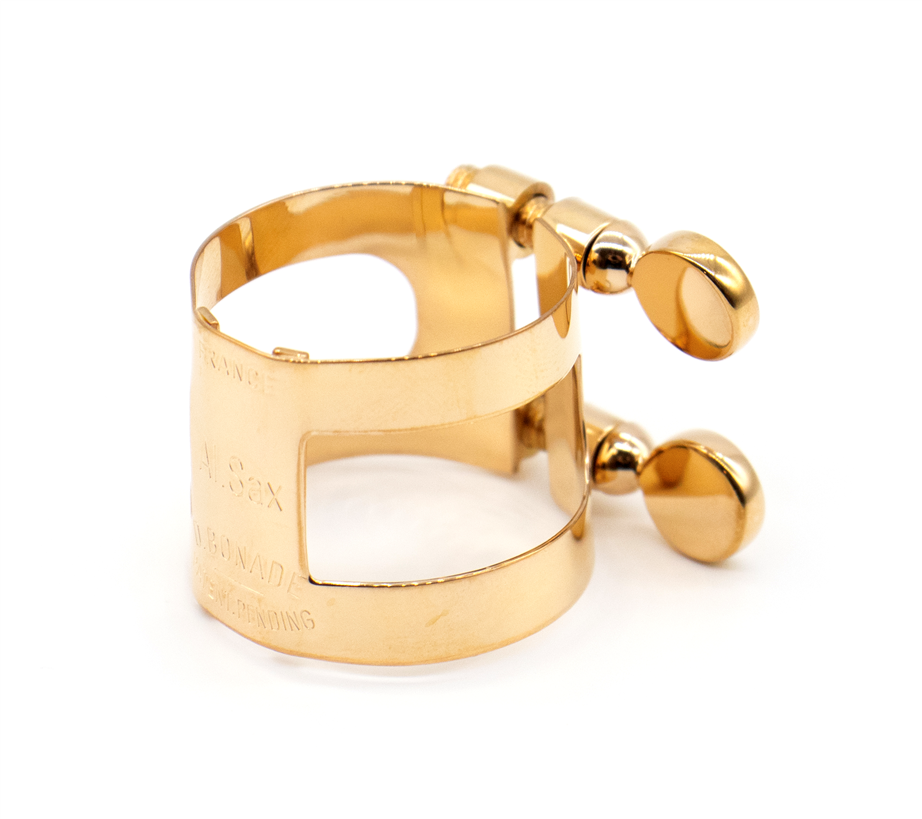 Bonade Inverted Sax Alto Ligature Pink Gold