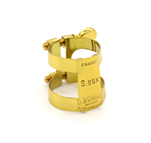 Bonade Inverted Dark Gold Soprano sax Ligature