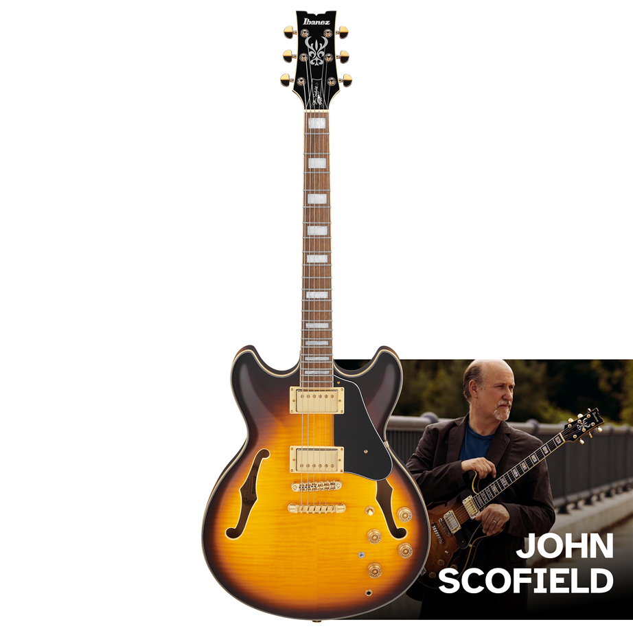 Ibanez JSM10EM John Scofield Two-tone Burst
