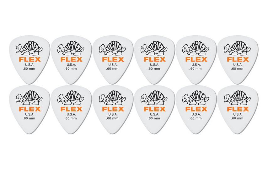 Jim Dunlop Tortex Flex 0.60 Pick 12-Unit Pack
