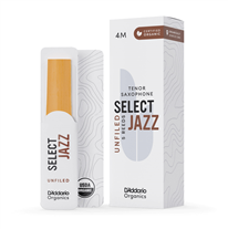 Caña Saxo Tenor 4M D'Addario Organic Select Jazz Unfiled Paq 5-Un