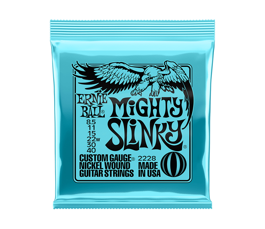 Ernie Ball 2228 Mighty Slinky 08.5-040 Electric Guitar String Pack
