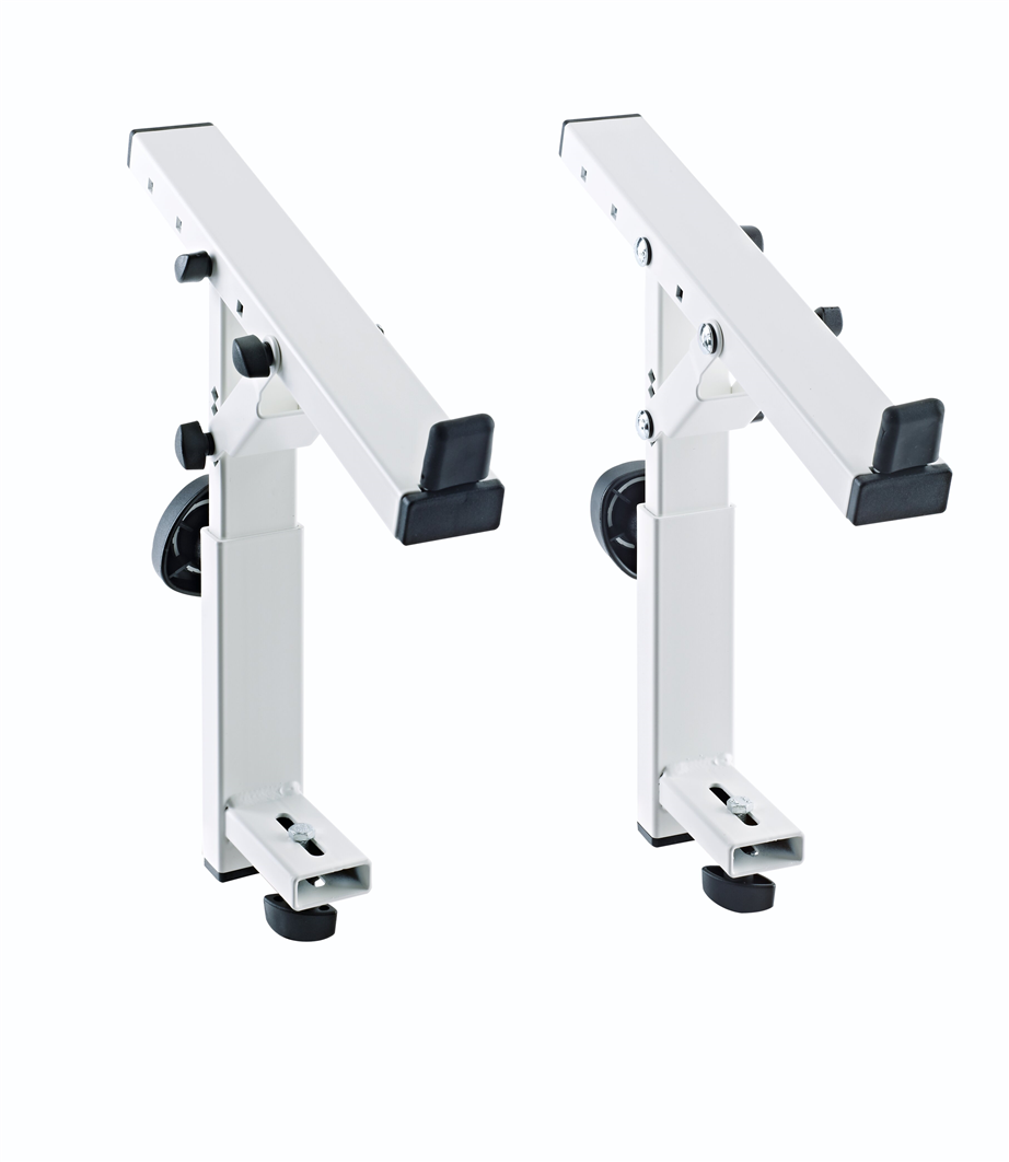 K&M 18822 Omega/Pro Keyboard Stacker White