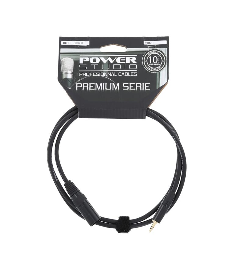 Cabo de Áudio PowerStudio CAB 4038 1,5mt XlrM/MJackST3.5