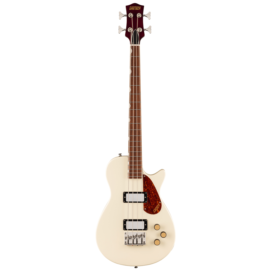 Baixo Elétrico Gretsch Streamliner Jet Club Bass LRL Short Scale Vintage White