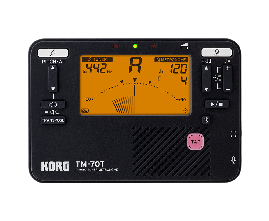 Korg TM-70T Black Tuner