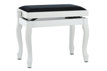 Gewa Deluxe Classic Satin White Piano bench