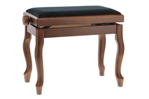 Gewa Deluxe Classic Walnut Satin Piano bench