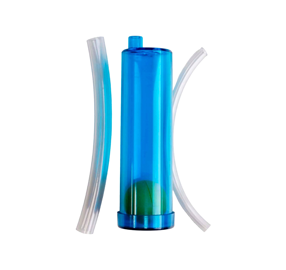 OBB Original Breath Builder Blue breathing exerciser
