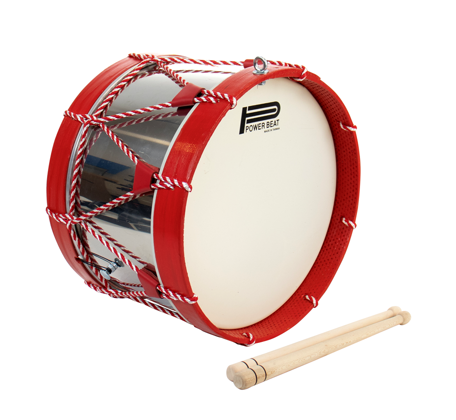 Caixa Tradicional Adamastor C12P 12" Cinza/Aro Vermelho