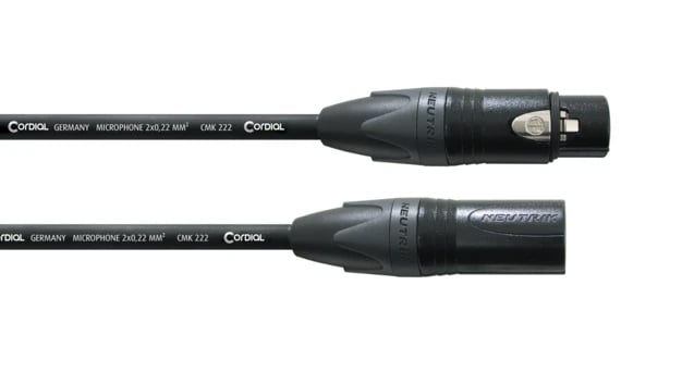 Cabo de Microfone Cordial CPM FM 5 mts