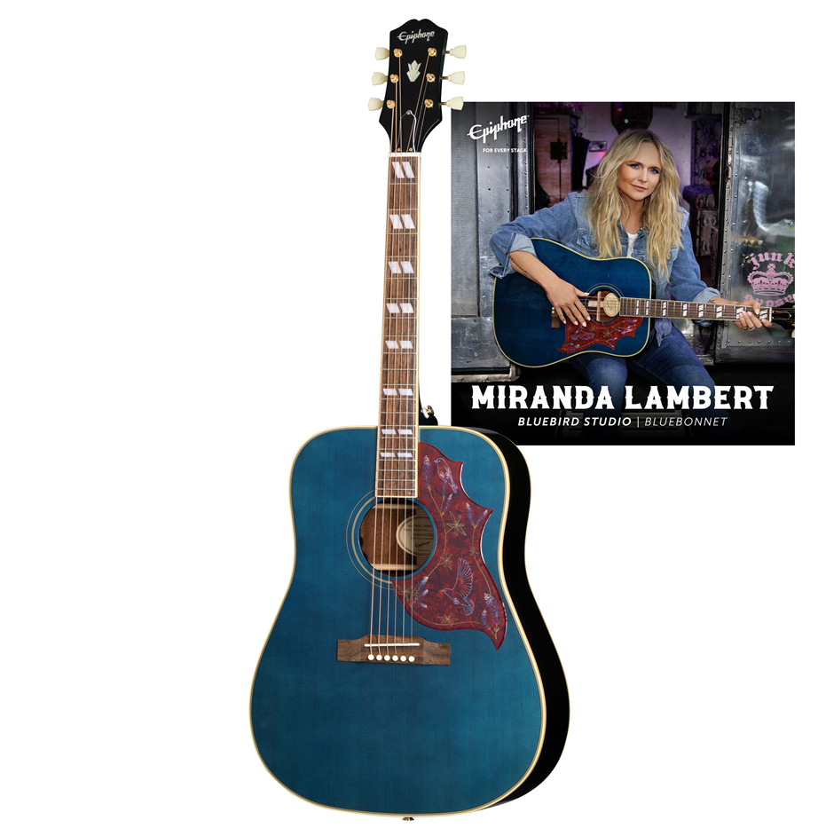 Epiphone Miranda Lambert Bluebird (Incl. Hard Case) Bluebonnet