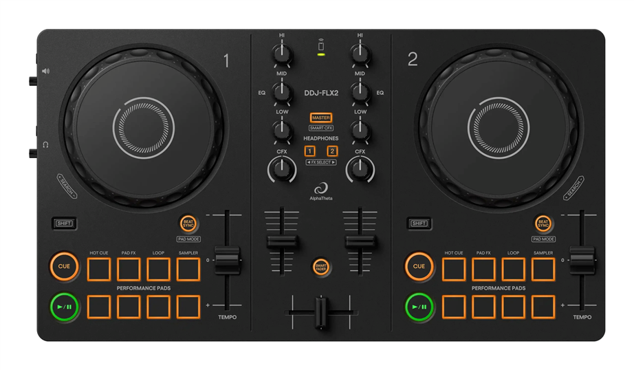 Controlador DJ AlphaTheta DDJ-FLX2