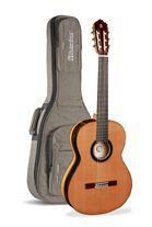 Alhambra 6 Classical Guitar White Ebony with bag