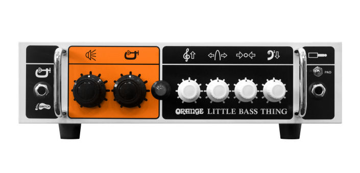 Orange Little Bass Thing Bass Head Amp