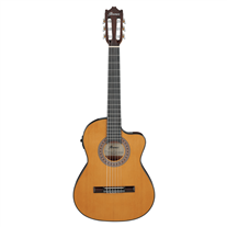 Guitarra Clássica Electrificada Ibanez GA5TCE3Q Amber High Gloss 3/4