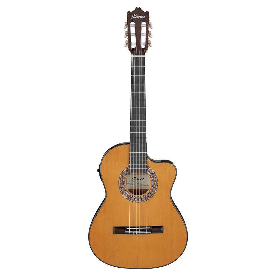 Ibanez GA5TCE3Q 3/4 Amber High Gloss Electrified Classical Guitar