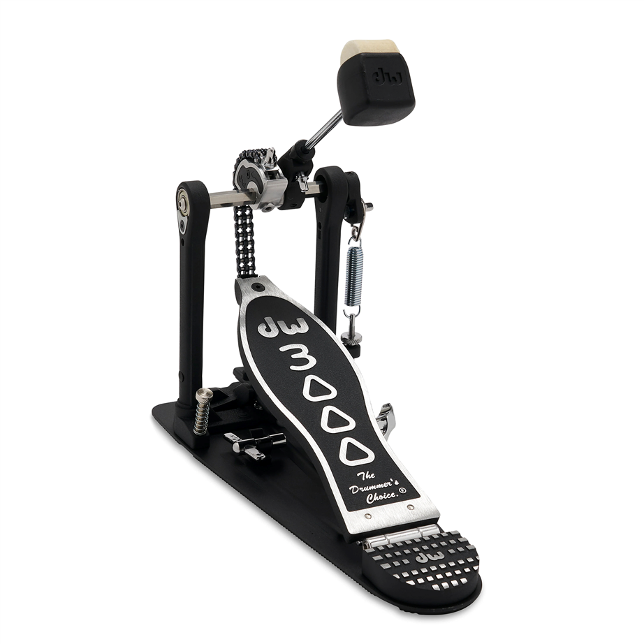 DW 3000A Single Bassdrum Pedal Black