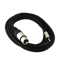 PowerAcoustics CAB 2061 Cable MJackSt/XlrF 3 mts