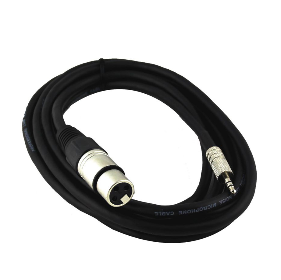 PowerAcoustics CAB 2061 Cable MJackSt/XlrF 3 mts