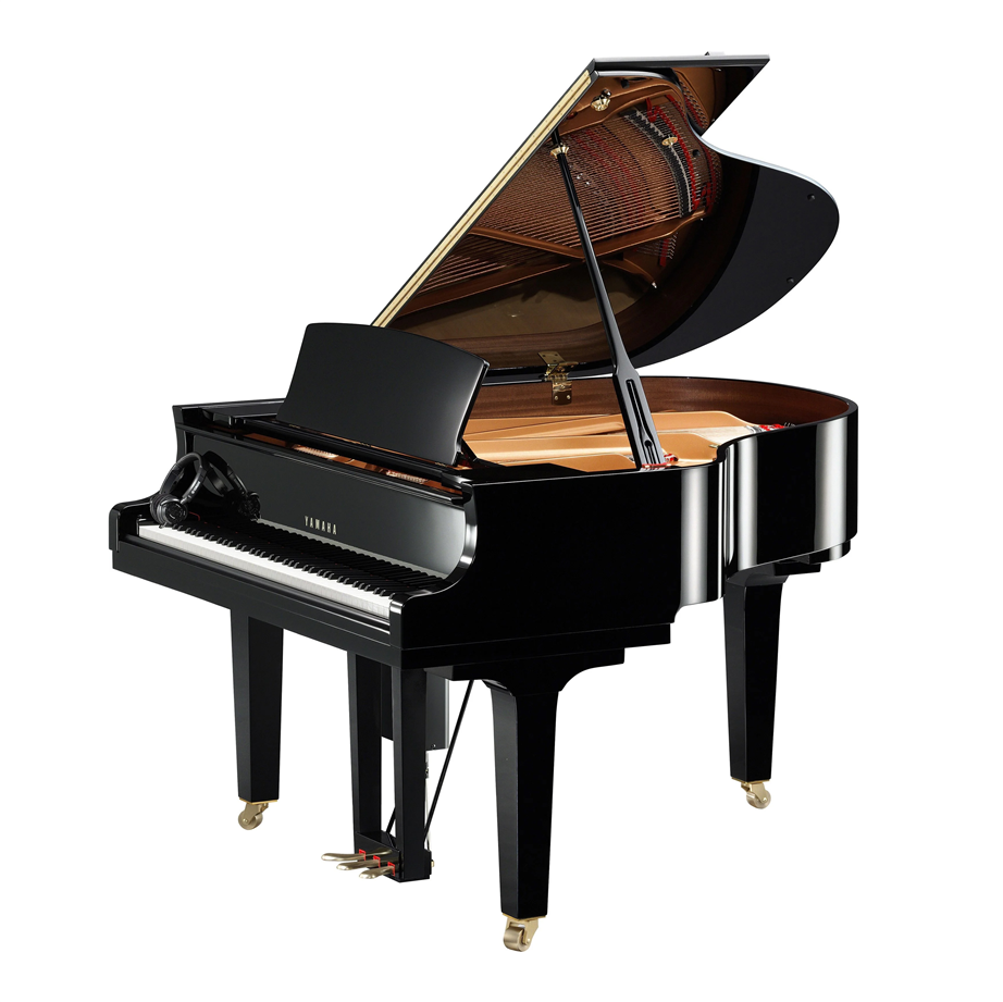Yamaha C1 Disklavier Enspire DC1X Grand Piano Polished Black