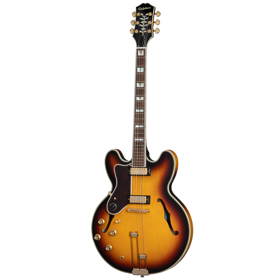 Epiphone Sheraton Left Handed (Incl. Premium Gig Bag) Vintage Sunburst