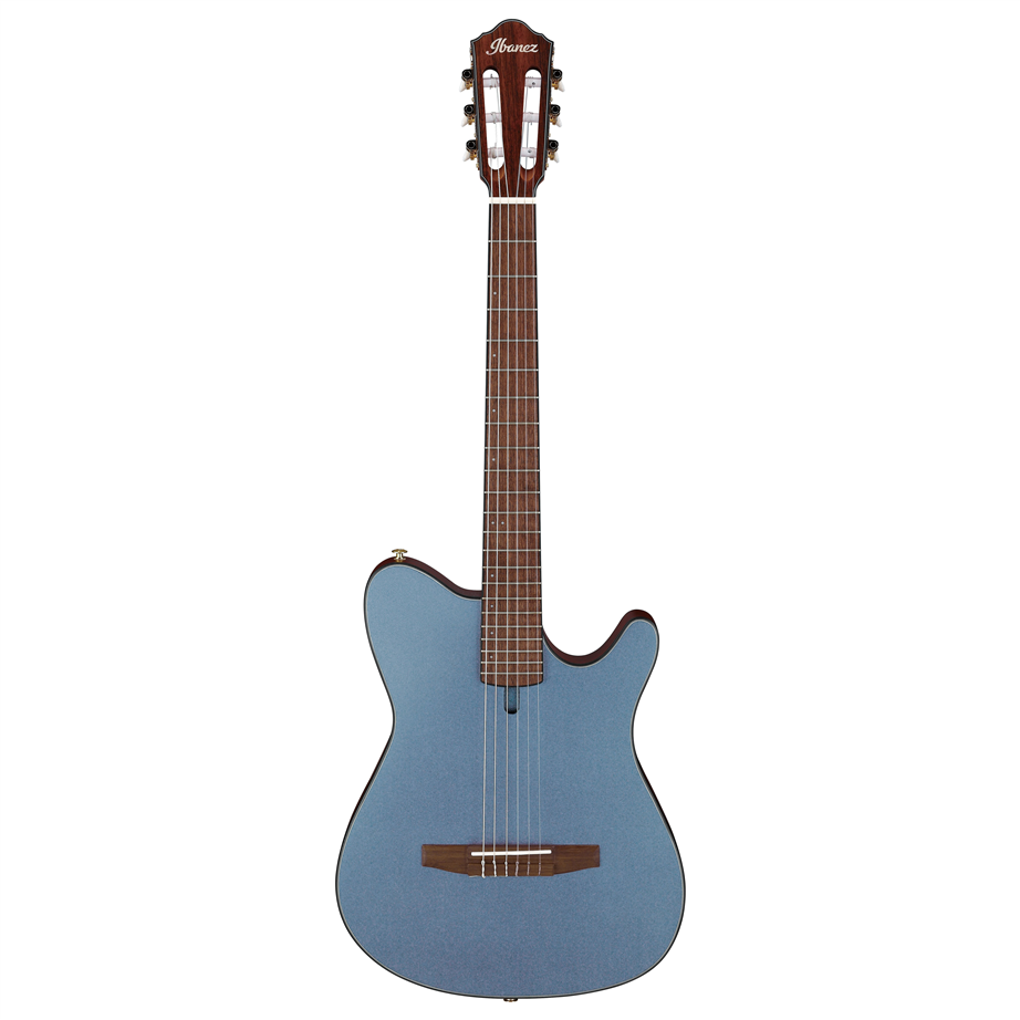 Ibanez FRH10N Indigo Blue Metallic Flat Classical Guitar with Pickup