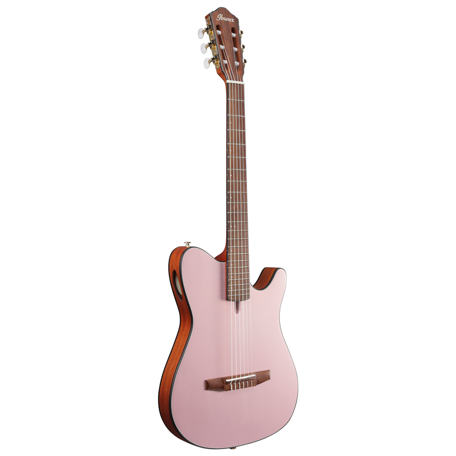 Ibanez FRH10N Rose Gold Metallic Flat Classical Guitar with Pickup