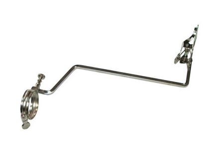 Atril de Marcha Saxo Sopranino Samba 9094SM Cromado con argolla