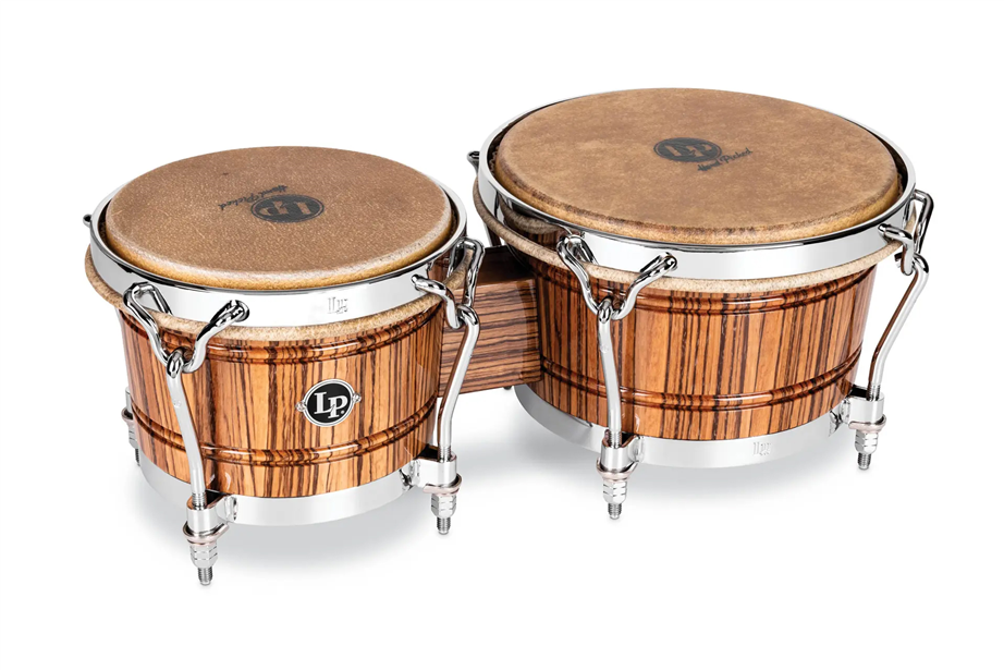 LP LP201A-JR60 Zebra Dandy 60TH 7-1/4" & 9" Bongos Limited Edition