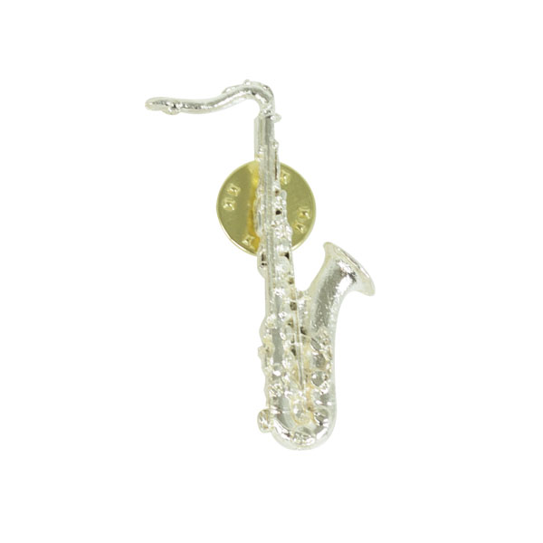 Adamastor 05 Silver-Plated Saxophone Pin