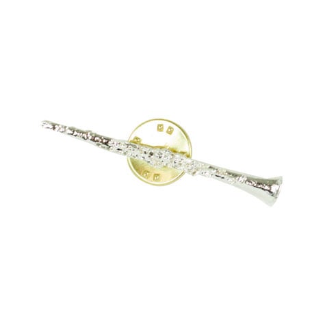Adamastor 03 Silver-Plated Clarinet Pin