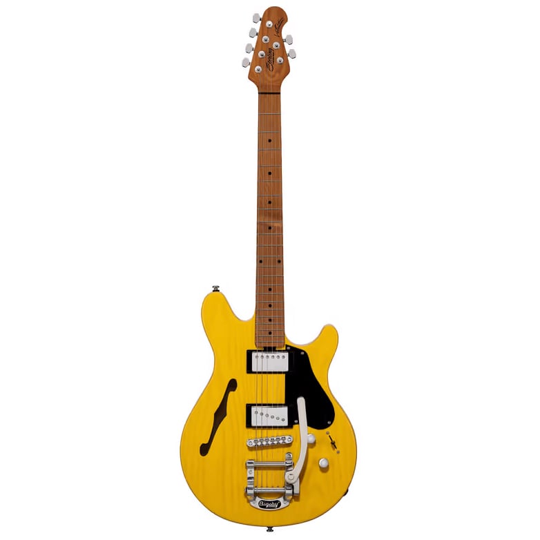 Sterling by MusicMan JV60CB Valentine Bigsby Butterscotch