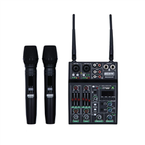 PowerAcoustics MX 22 UB 2HF Mixer with wireless microphones