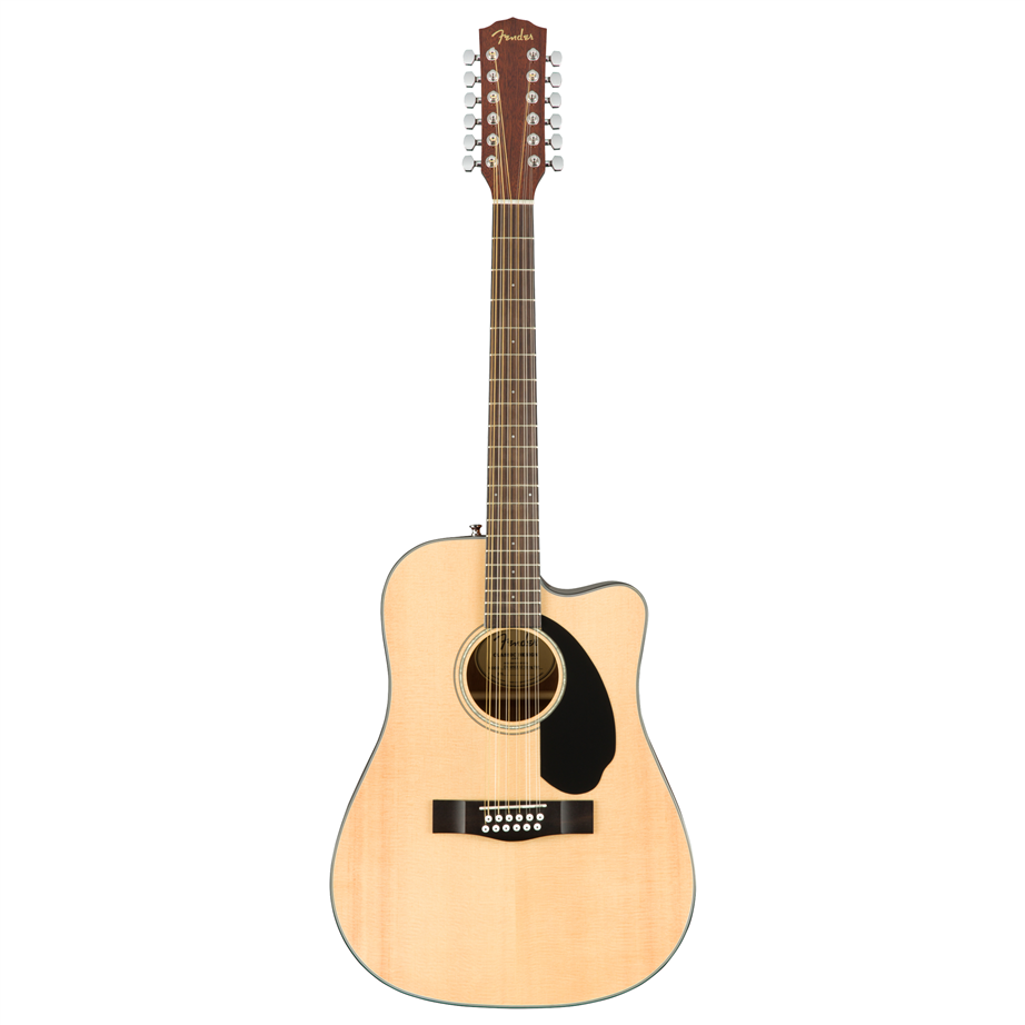 Fender CD-60SCE Dreadnought WN Natural 12 strings