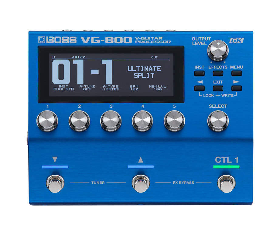 Boss VG-800 V-Guitar Processor Pedalboard
