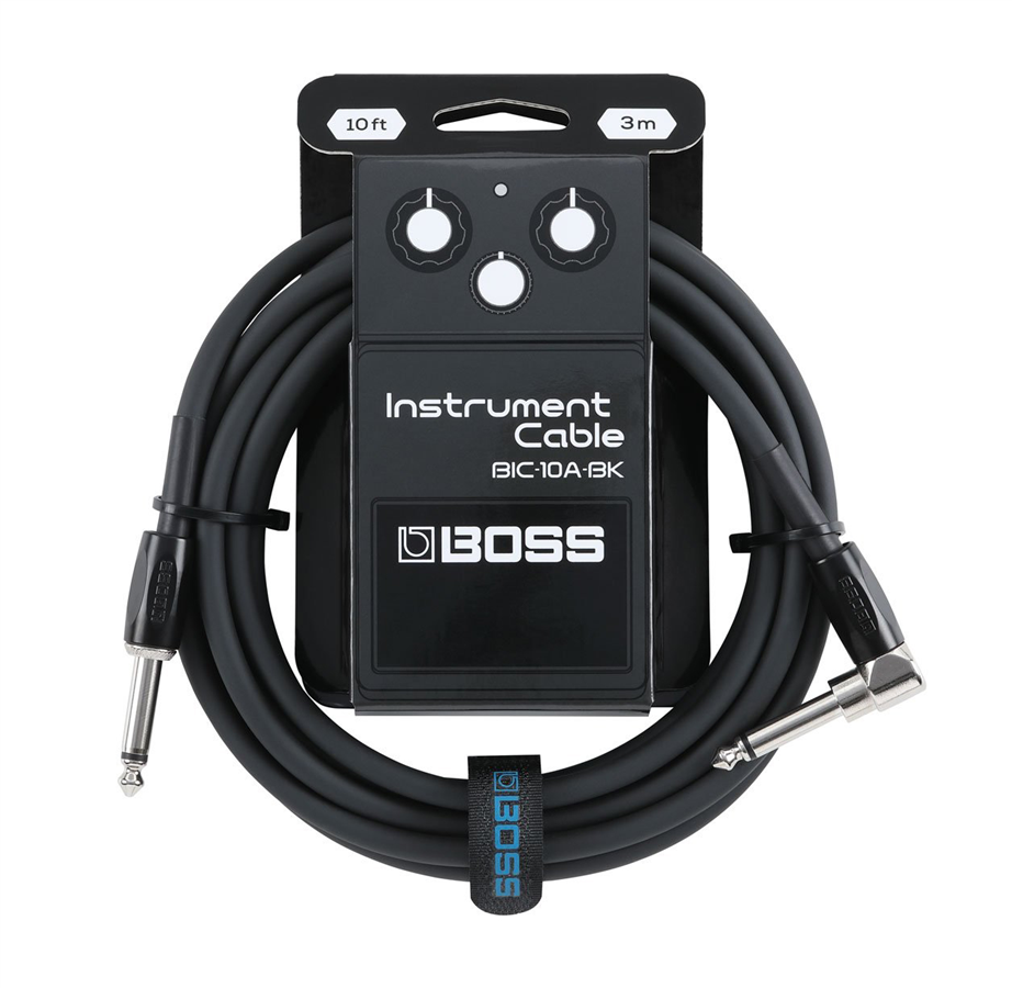 Boss BIC-10A-BK Black 3mt Instrument Cable