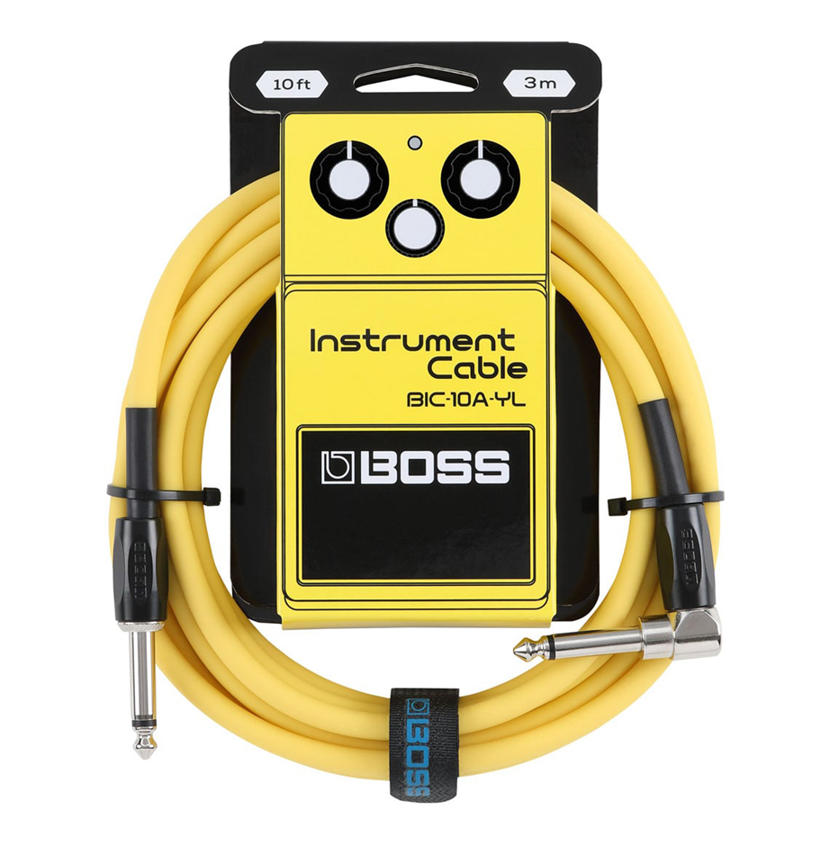 Boss BIC-10A-YL Yellow 3mt Instrument Cable