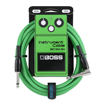 Boss BIC-10A-GN Green 3mt Instrument Cable