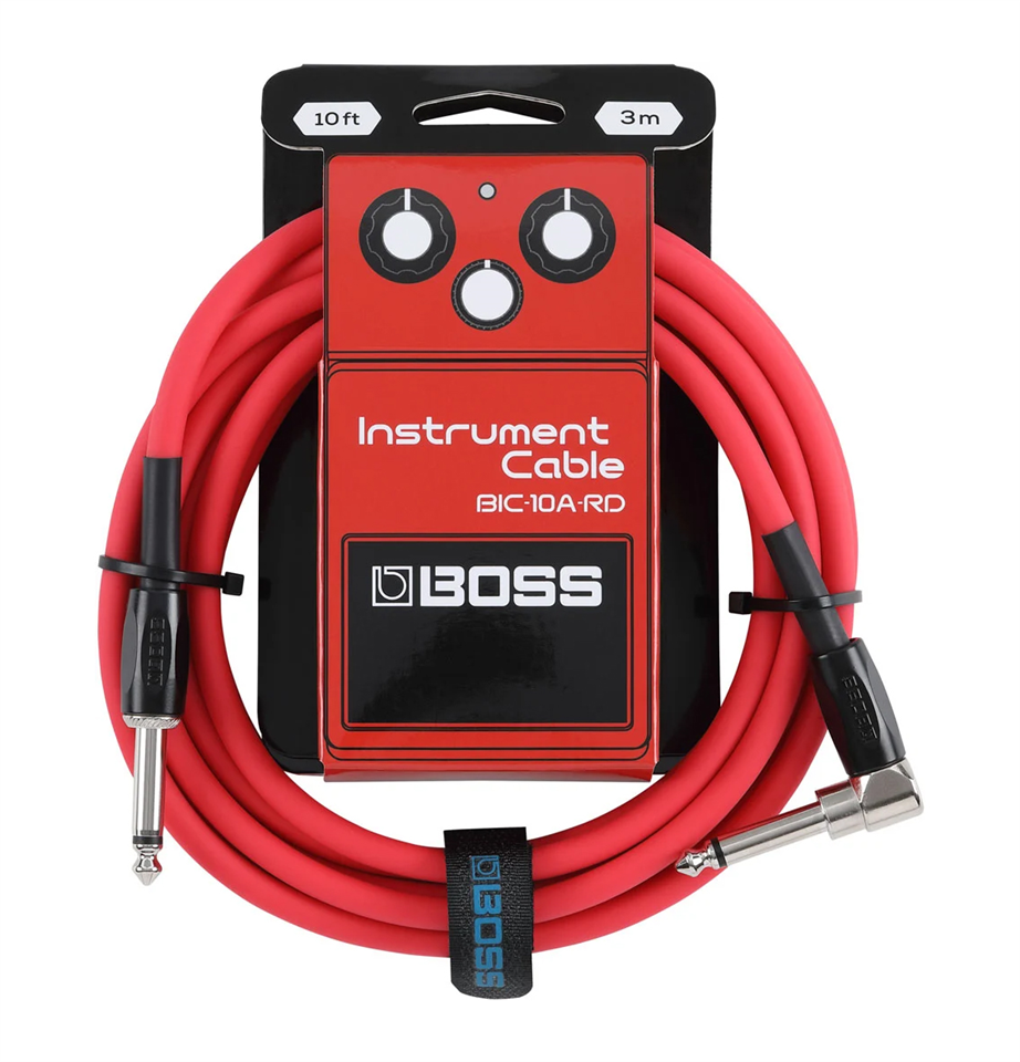 Boss BIC-10A-RD Red 3mt Instrument Cable