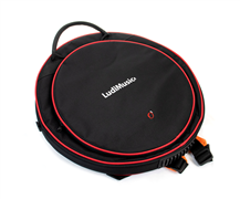 Ludimusic Logo Black Cymbal Bag With shoulder straps 18"